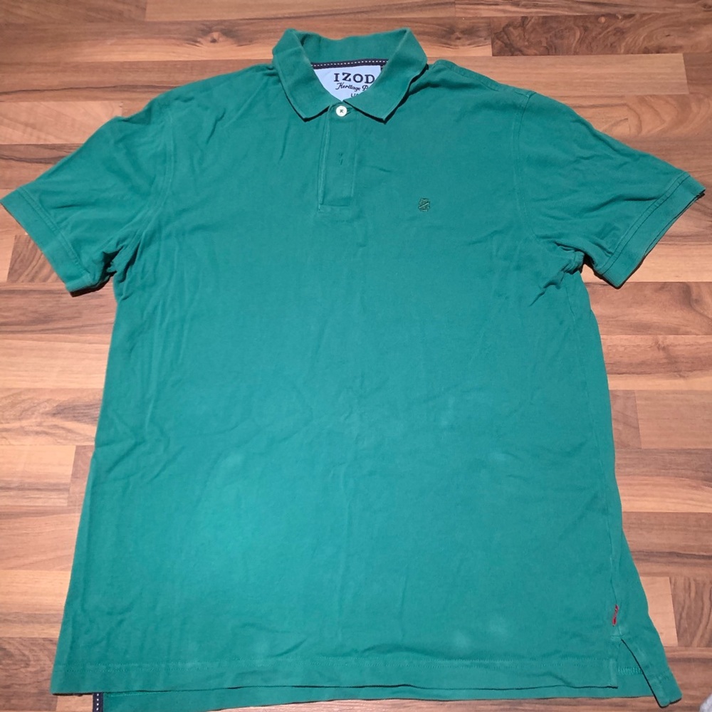 Green Izod Polo Shirt
